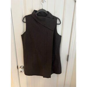 Beyond Threads Women's Alpaca‎ Wool Blend Asymmetrical Vest Size M
